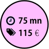 75 mn 115€€