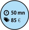 50 mn 85€€