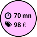 70 mn 98€€