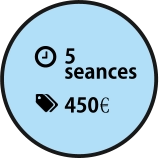 5 seances 450€