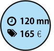 120 mn 165€€