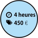 4 heures 450€€