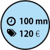 100 mn 195 € 100 mn 120 €