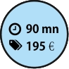 100 mn 195 € 100 mn 195 € 90 mn 195 €