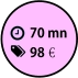 70 mn 98€€