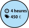 4 heures 450€€