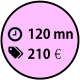 120 mn 210€€