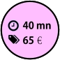1h15 89€€ 40 mn 65€€