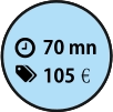1h10 80€€ 70 mn 105€€