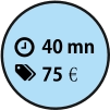 40 mn 75€€