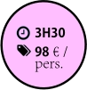 3H30 98€€ / pers.