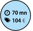 70 mn 104€€