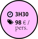 3H30 98€€ / pers.