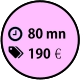 120 mn 185€€ 80 mn 190€€