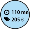 110 mn 205 €